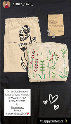 Full length view of customer in Preetizen outfit